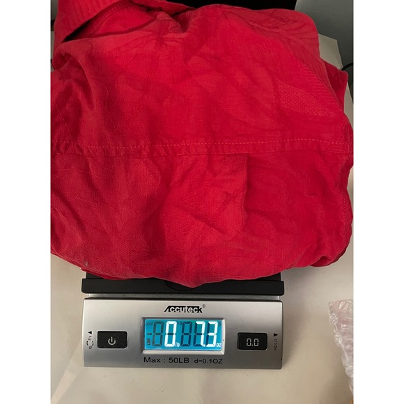 Tommy Bahama Red Silk Wisconsin Badgers Hawaiian Shirt Men's S/P - Picture 8 of 8